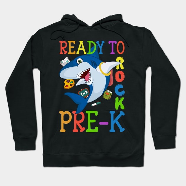 Dabbing Pre-K Shark Back To School Hoodie by kateeleone97023